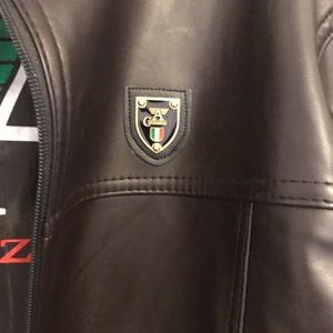 Armani Colleziono Brown Leather Jacket